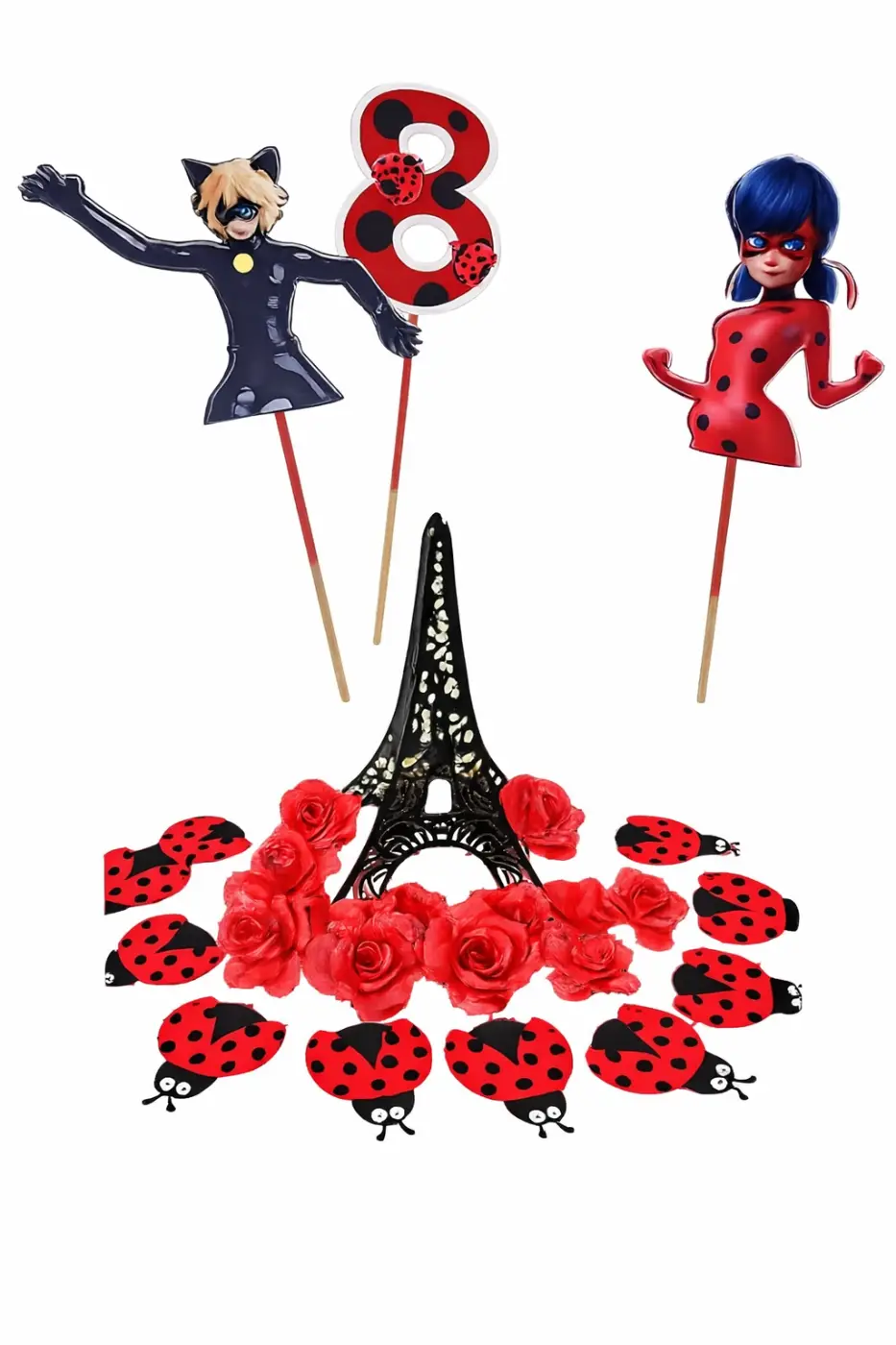 A Ladybug Topper Set