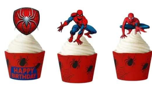 Super Hero Cupcake Toppers
