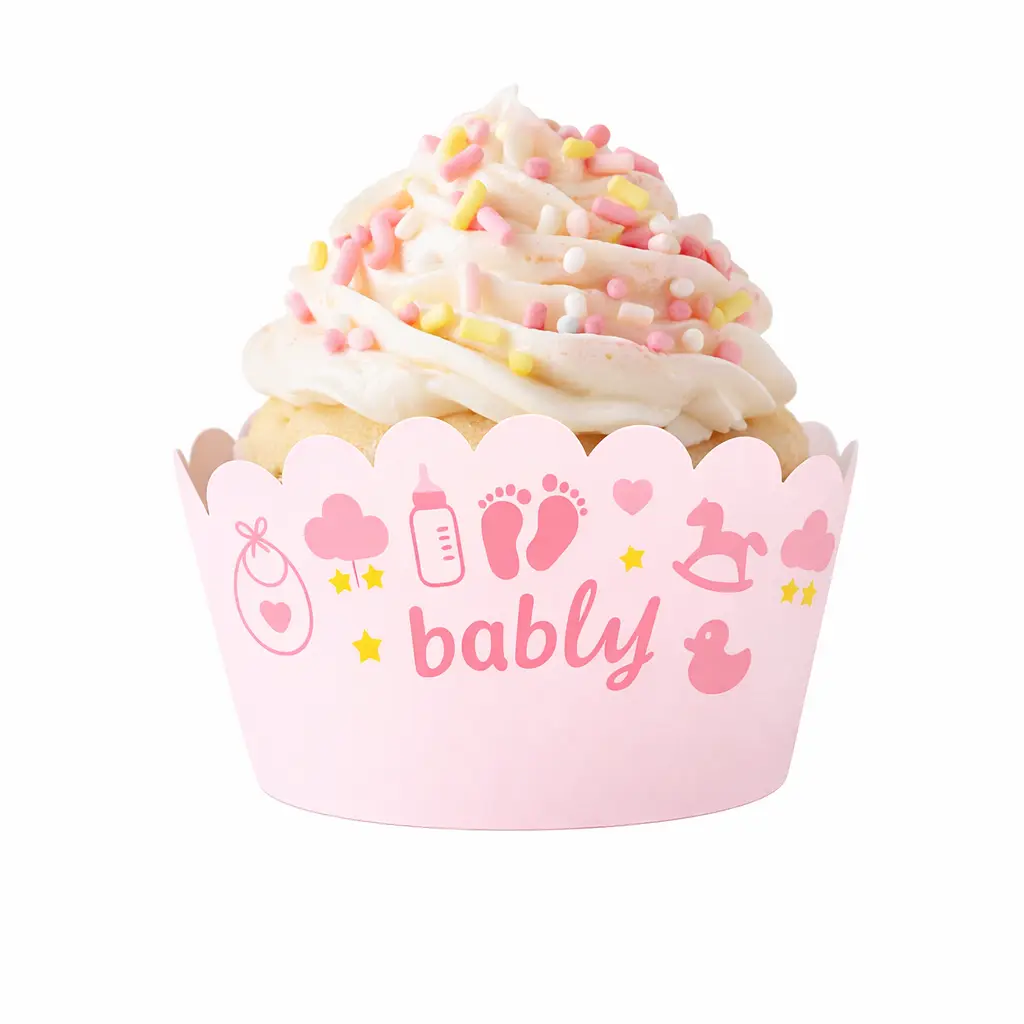 Halfway to One Cupcake Wrappers