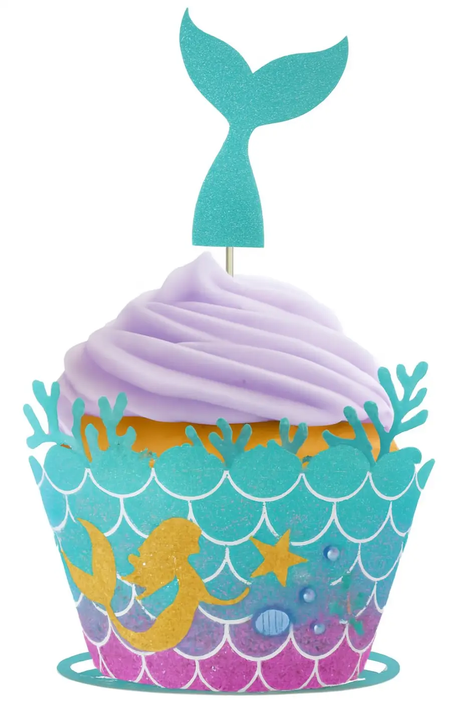 Magical Mermaid Cupcake toppers