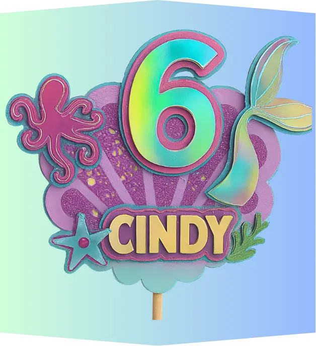 mermaid Tial with age name Cindy